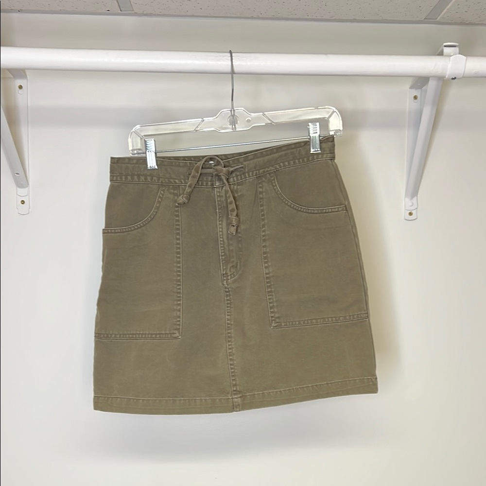 Vintage Xhilaration Olive Green Women's Skirt- 4‎